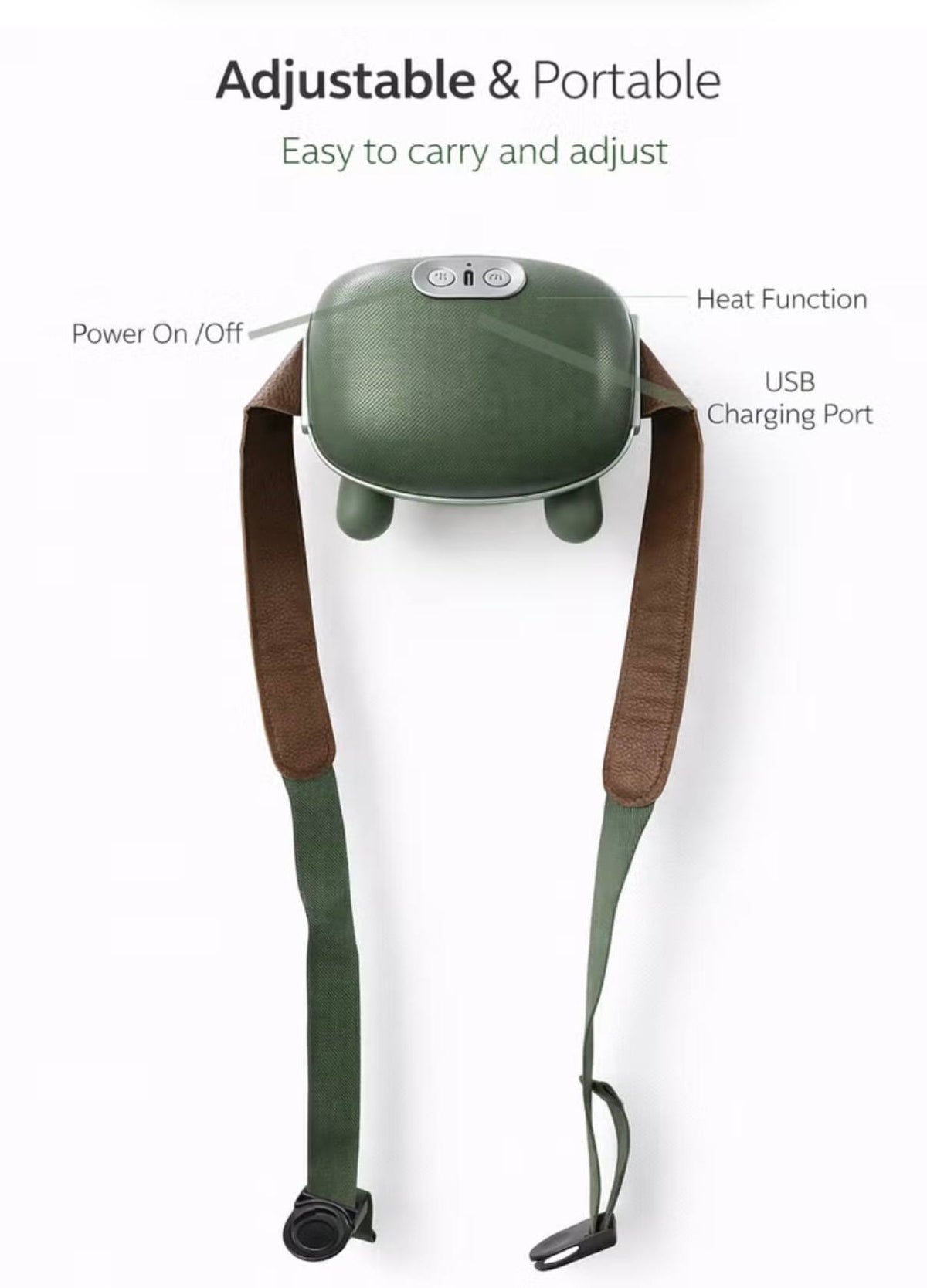 4D Bionic Hand Neck &amp; Shoulder Massager with Heat